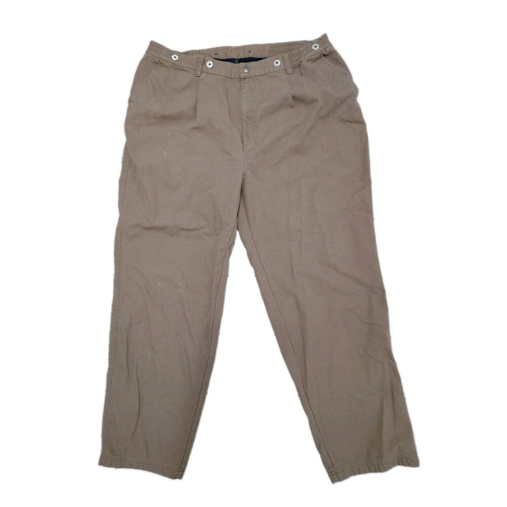 Red Head Brand Co. Mens Flannel Lined Pants 42”x32” Tan Brown Hunting Work